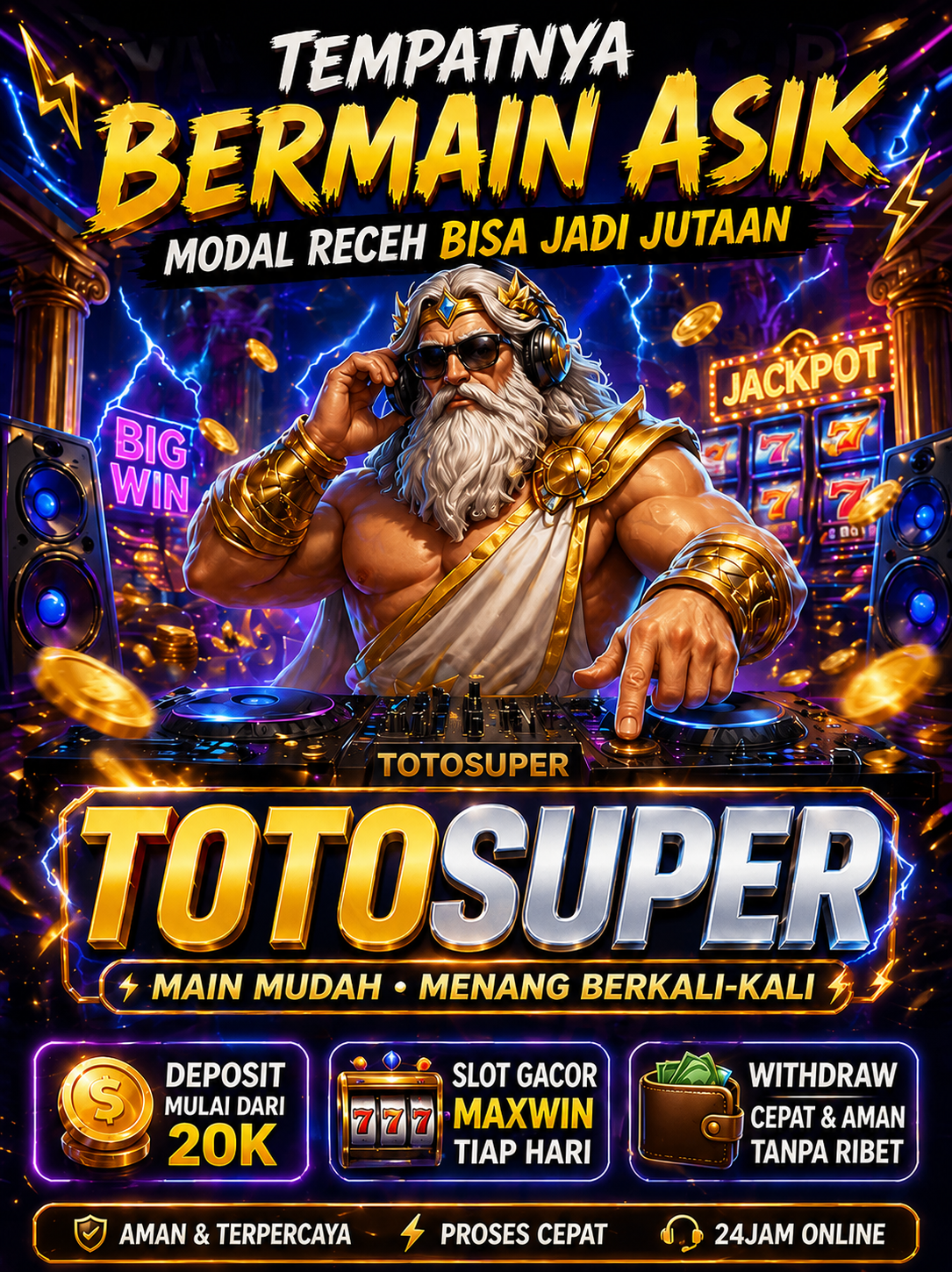 Banner Totosuper situs togel online dan Toto 4D